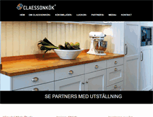 Tablet Screenshot of claessonkok.se